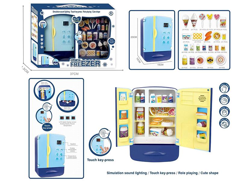 Simulated Refrigerator Play Set