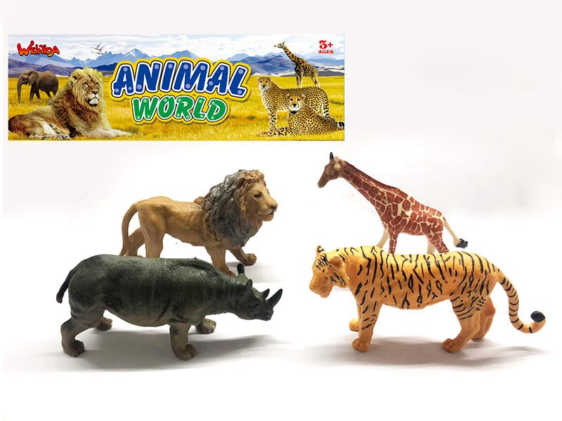 10 Inch Animals Set 4pcs