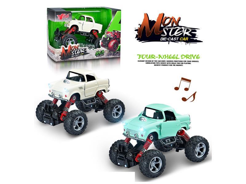 1:36 Q Version Alloy Pull Back Simulation Climbing Wheel