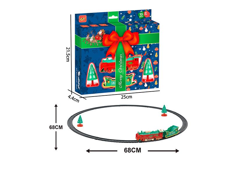 Christmas B/O Rail Train(With Lights)