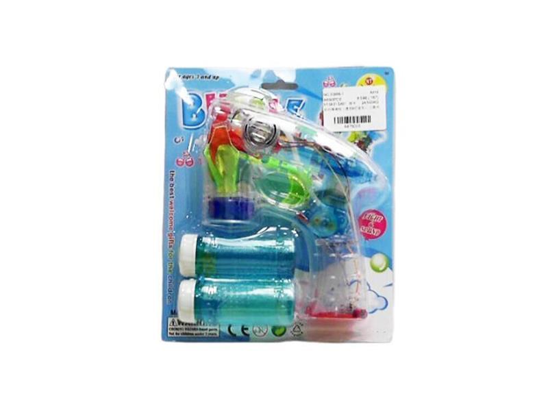 ELECTRIC BUBBLE GUN WITH LIGHT & MUSIC