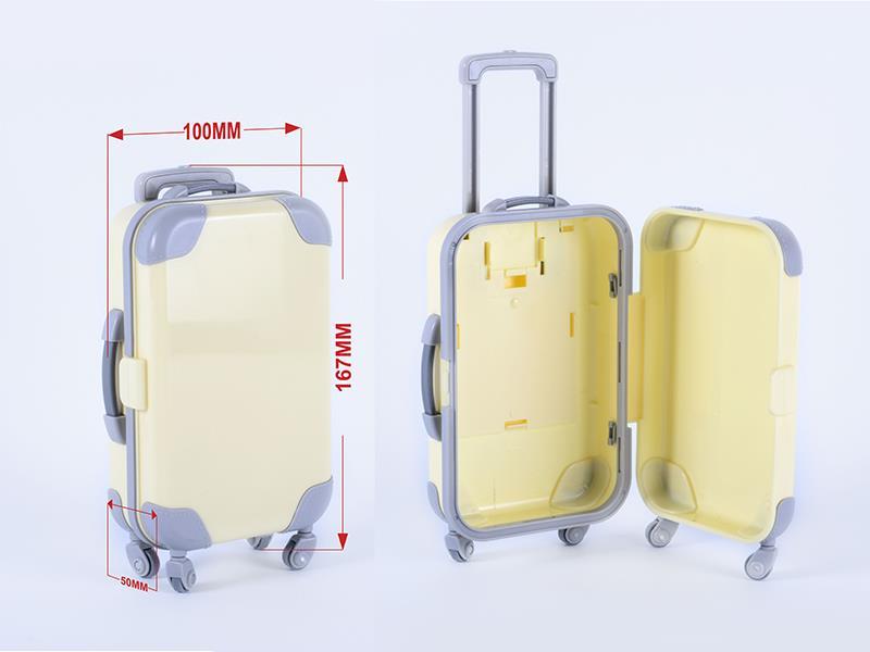 Storage Small Luggage(Solid Color Yellow)
