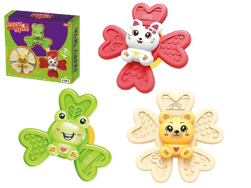 Cartoon Sucker Spinner Toy 3pcs