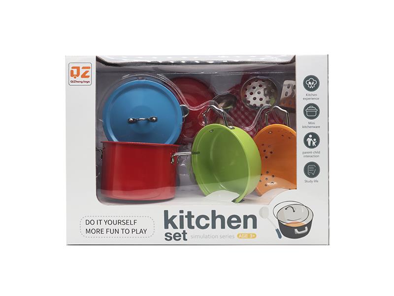 Multicolour Stainless Steel Tableware Toys