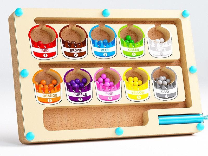 Magnetic Pen Color Sorting Maze Toy