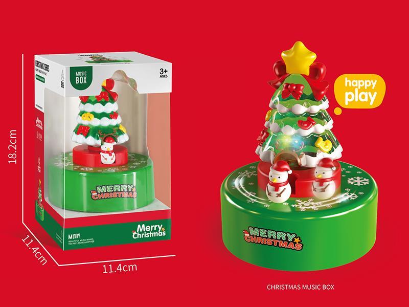 Christmas Tree Music Box (With Lights)