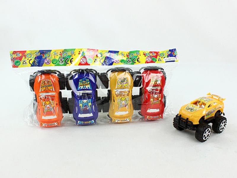 Pull Back Off-Road Vehicles 4pcs