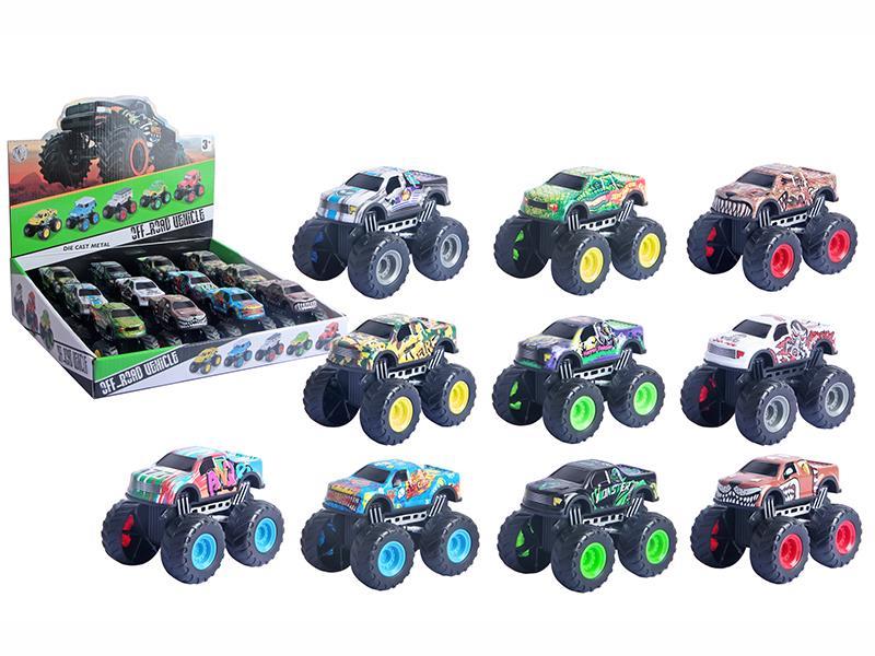 Pull Back Big Wheels  Iron Car
