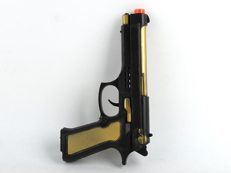 Spray-Painted Golden Flint Gun Toy