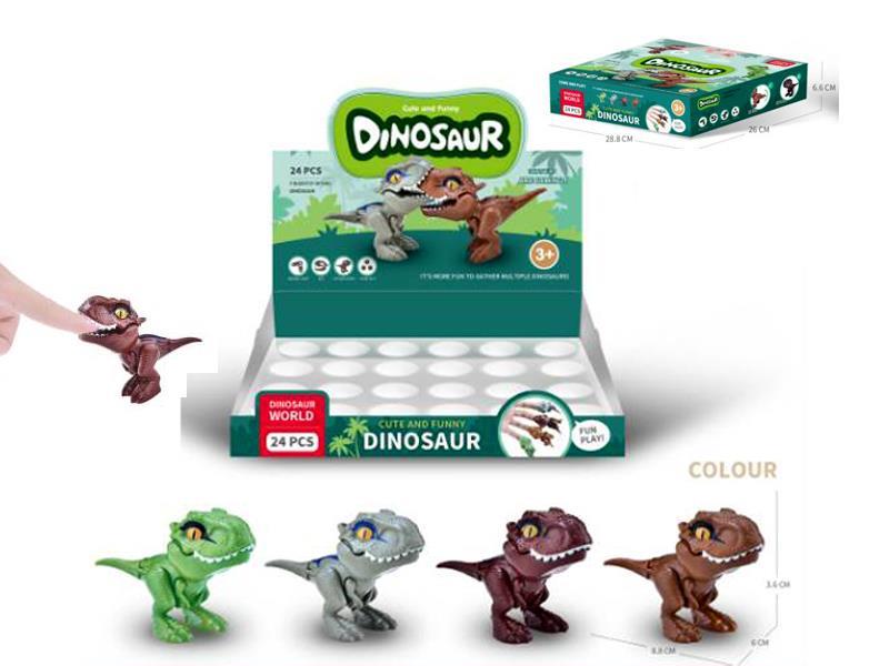 24PCS Finger Biting Dinosaur