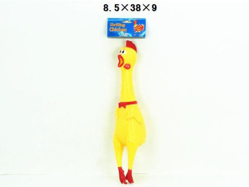 Vinyl Shrilling Chicken 38CM