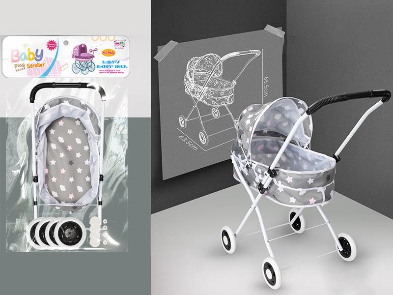 Play House Series - Baby Sunshade Stroller(Iron)EVA Wheel