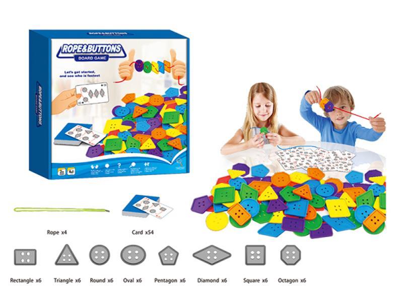 Button Threading Rope