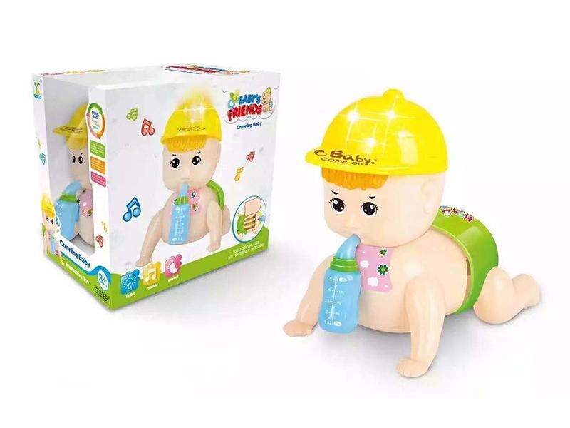 B/O Crawling Baby With Light And Music