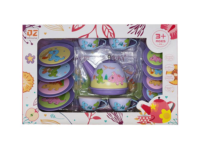Tinplate Tea Set - Dinosaur
