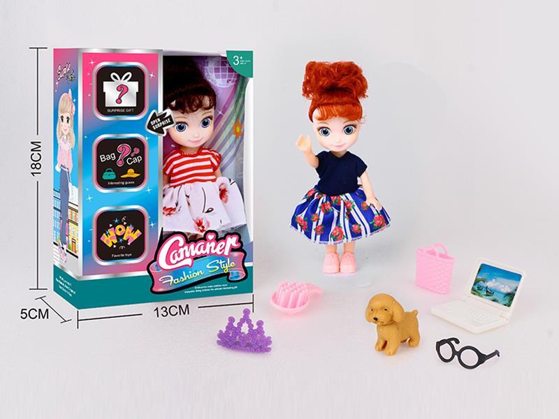 6-Inch White Skin Doll With Eyeballs