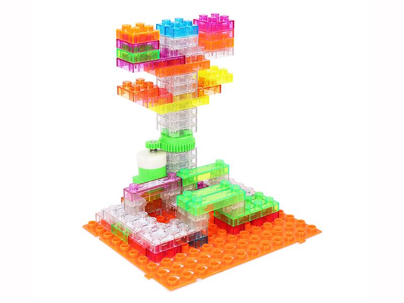 55PCS Building Blocks With Light
