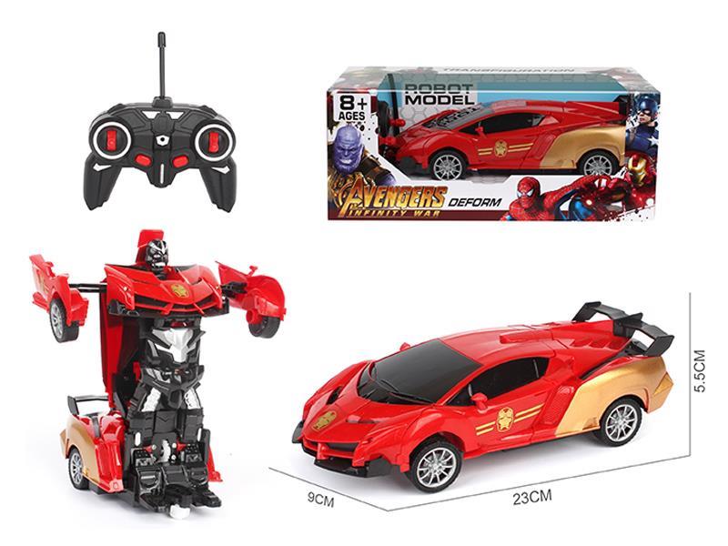 1:16 R/C One Button Deformed Lamborghini (Iron Man)