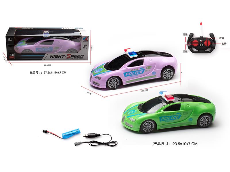 1:18 4CH R/C Bugatti Police Car(Without Light)