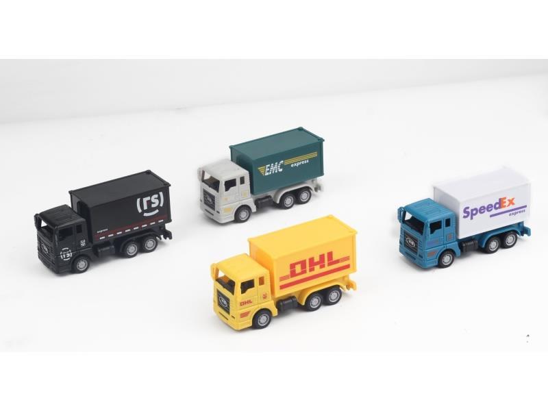 Puli Simulation Container Express Truck Four Mixed Loading