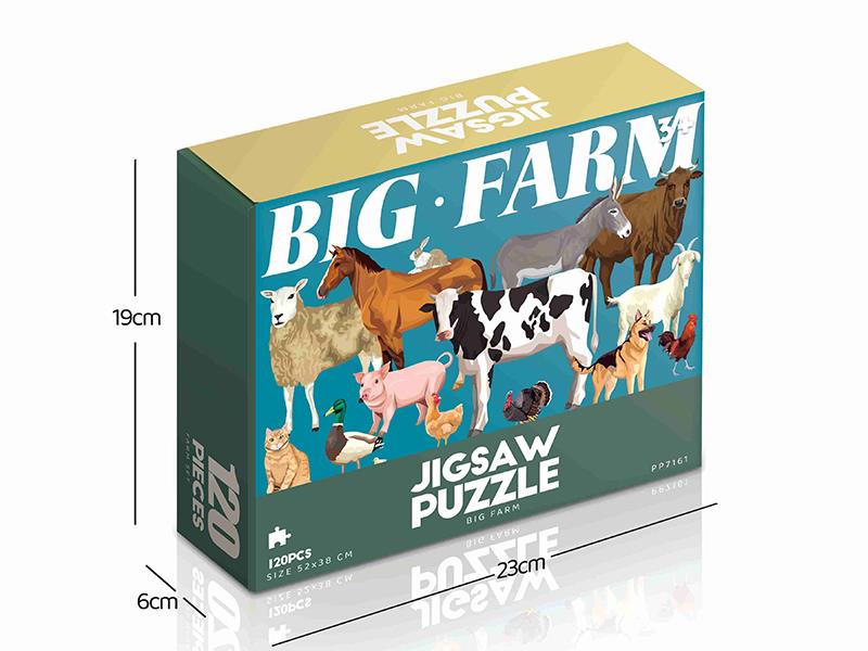 120pcs Jigsaw Puzzle - Big Farm