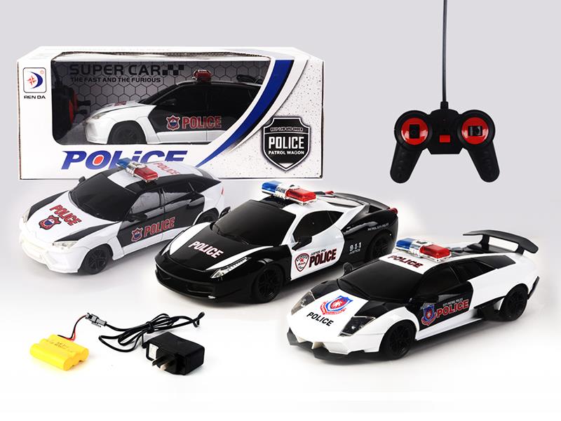 1:16 Remote Control Simulated Police Car With Light