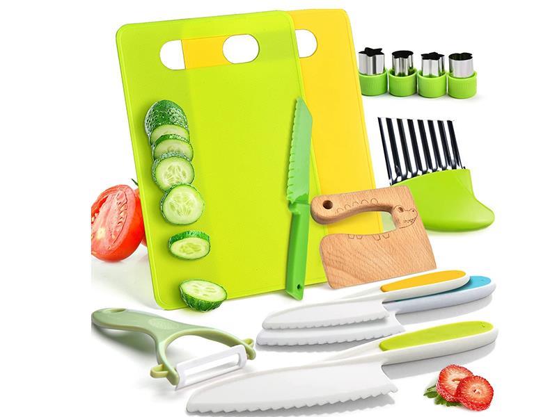 Children's Plastic Kitchen Cuttung Tool Set 13pcs