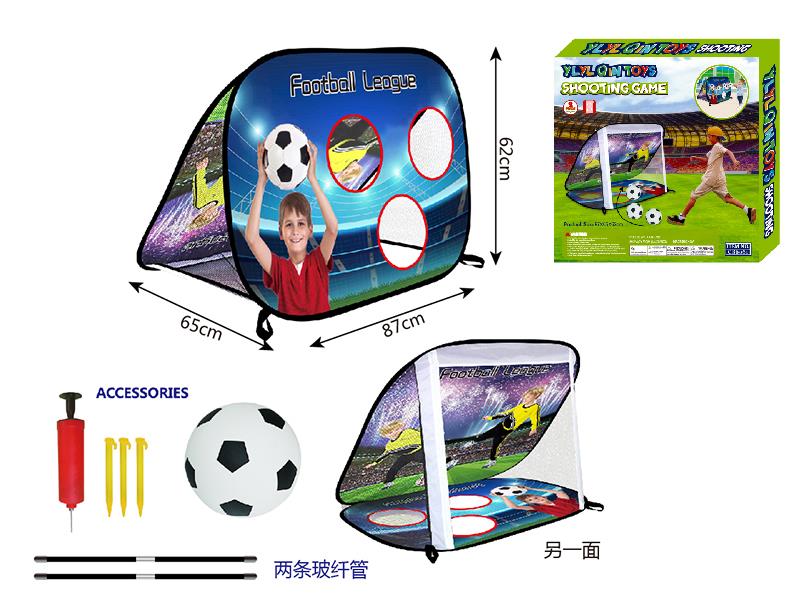 Football Gate Toss Games Dual Purpose Tent + Football