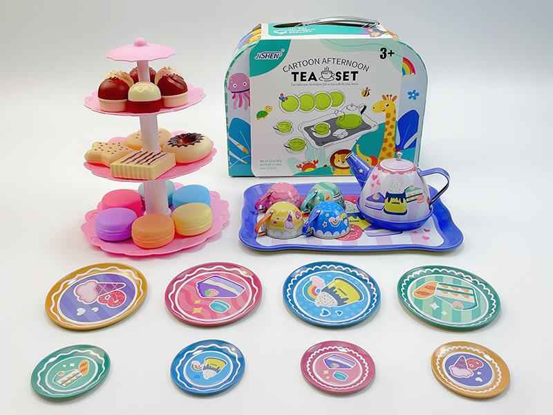 Cake Tea Set Dessert Tower Toys