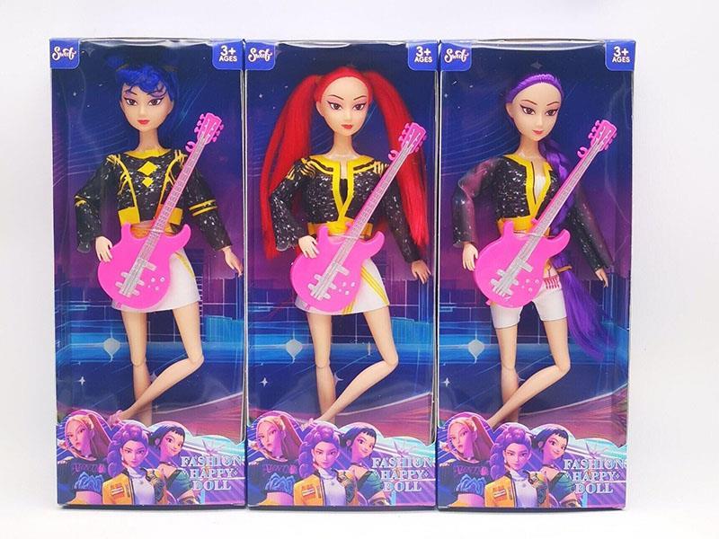11.5-Inch 11-Joint Body K-POP Witch Hunter Lumi Zoymira With Guitar