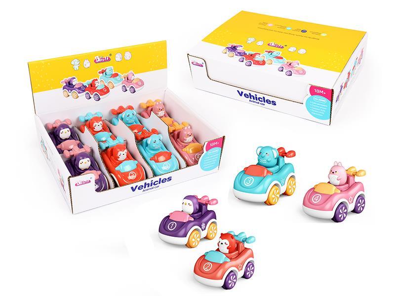 Vehicles Animal Car 8pcs