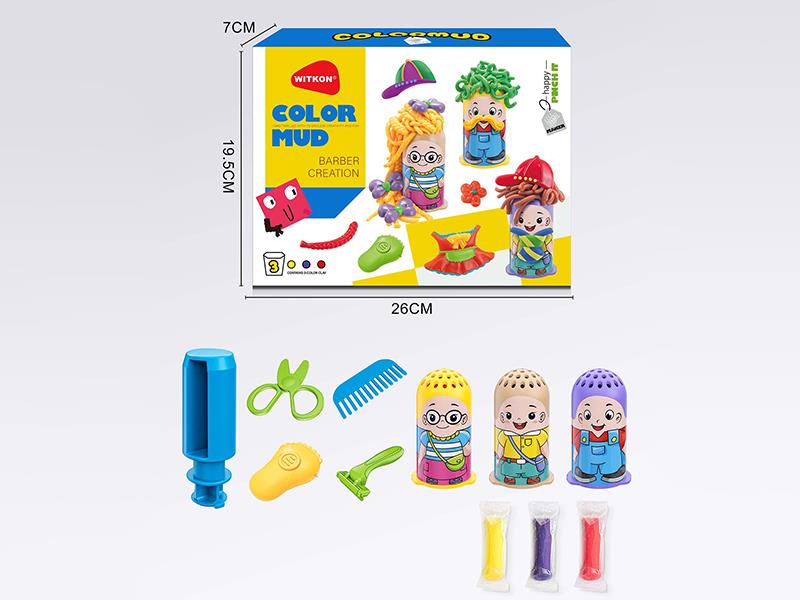 Color Clay Barber Creation Toy