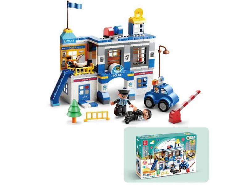 167PCS Police Headquarters Building Blocks