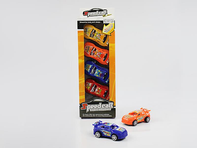 Pull Back Racing Cars 4pcs
