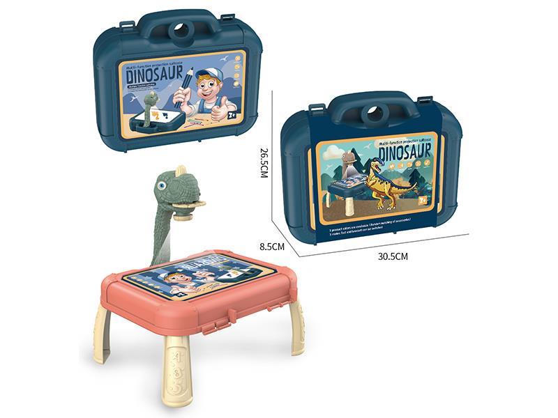 Dinosaur Projection Drawing Table Suitcase