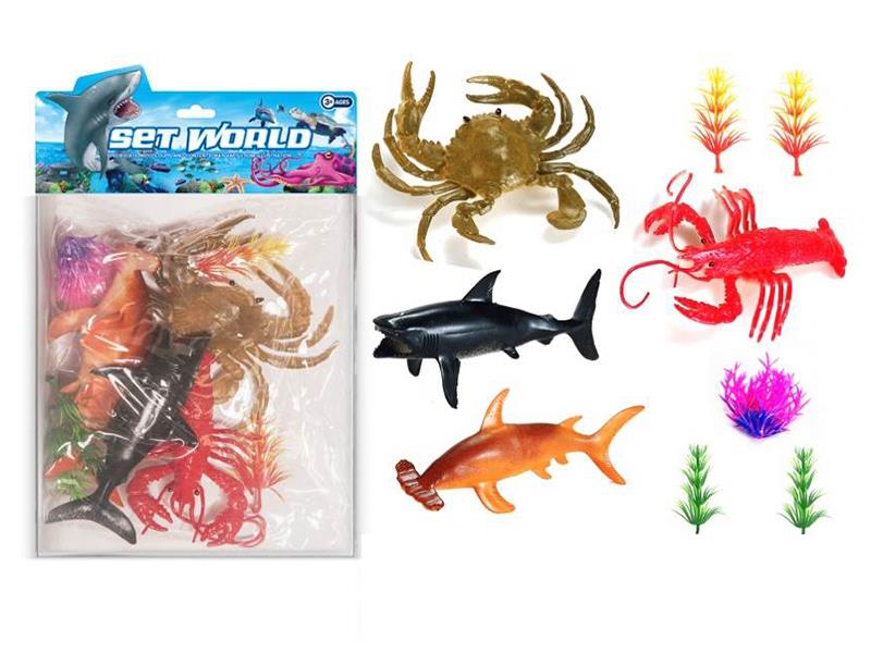 PVC Sea Animals Set