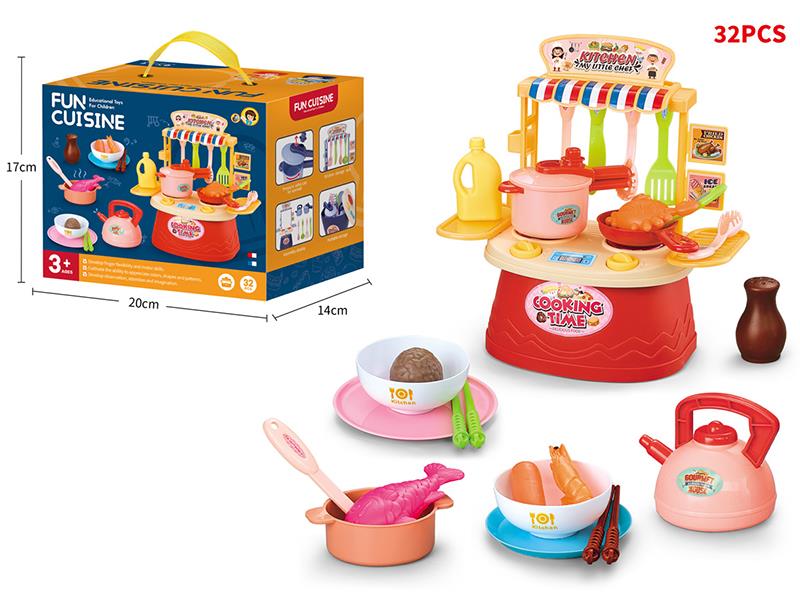 Cooking Stove Storage Box + Seafood 32pcs