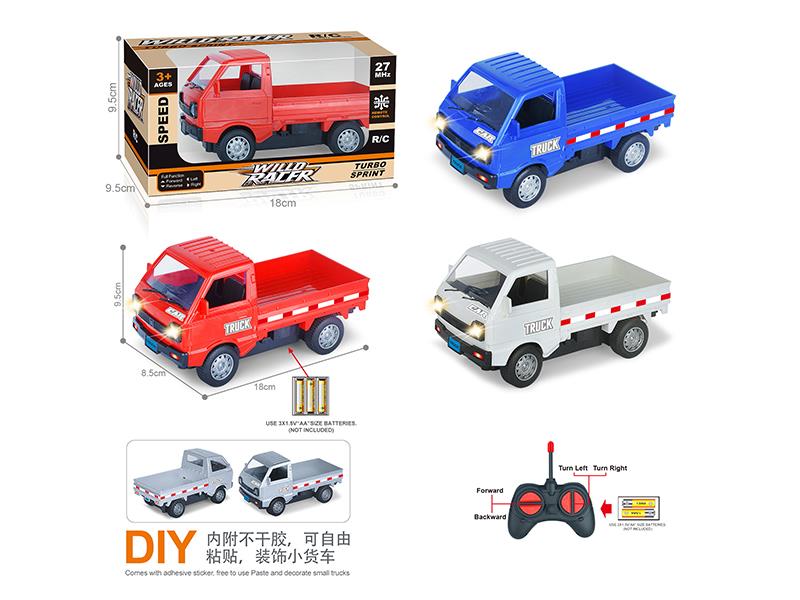 27MHz 4-Channel Remote Control Transport Vehicle With Headlight(Not Included Batteries)