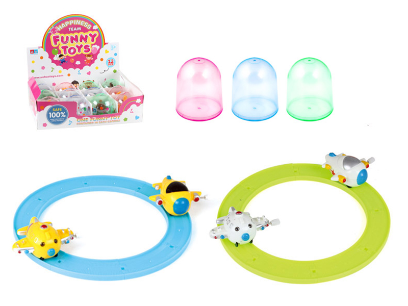 12PCS WIND UP TRACK PLANE(2)