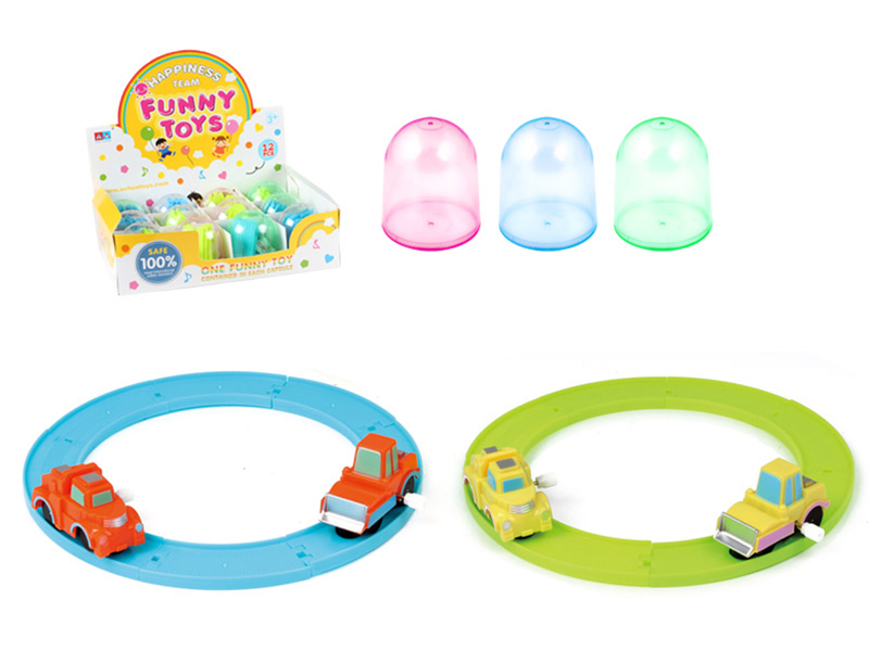 12PCS WIND UP TRACK CAR(2)