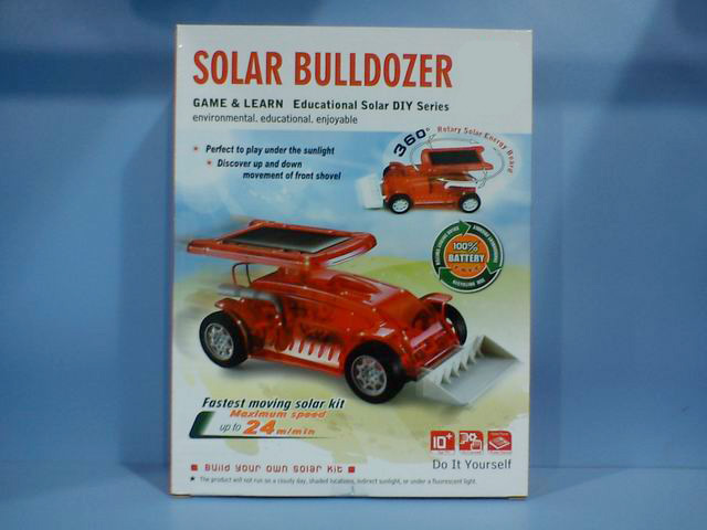 DIY SOLAR BULLDOZER TOYS