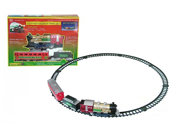 B/O RAILWAY PLAY SET TOYS WITH LIGHT