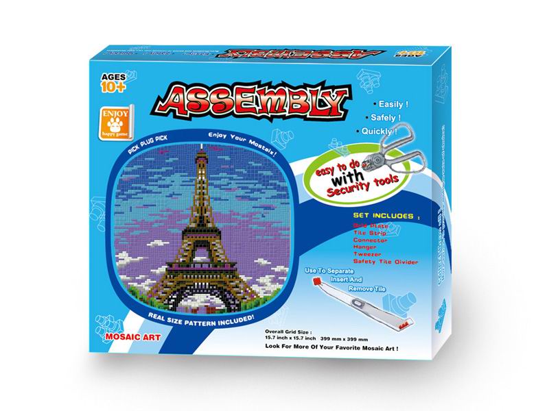 METAL TOWER PUZZLE GAME TOYS