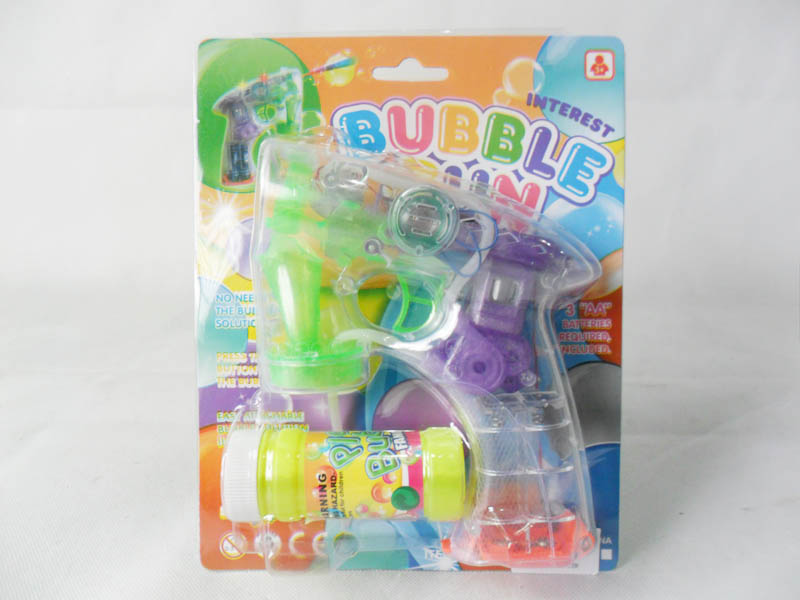 BLISTER GUN WITH LIGHT&SOUND TOY