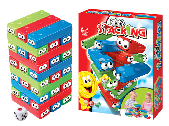 Block stacking toy