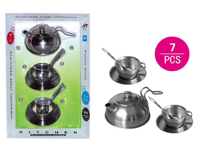 Stainless steel tableware toy