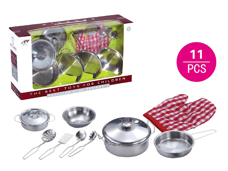 Stainless steel tableware toy gloves