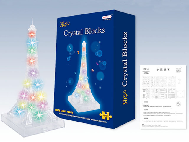 Since the installation of the flash crystal building blocks toy