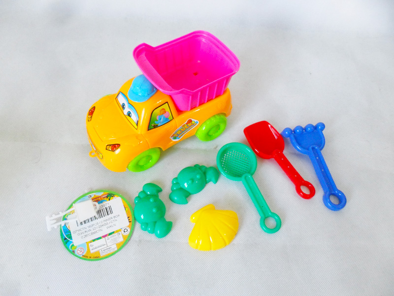 Pull String beach car Toy