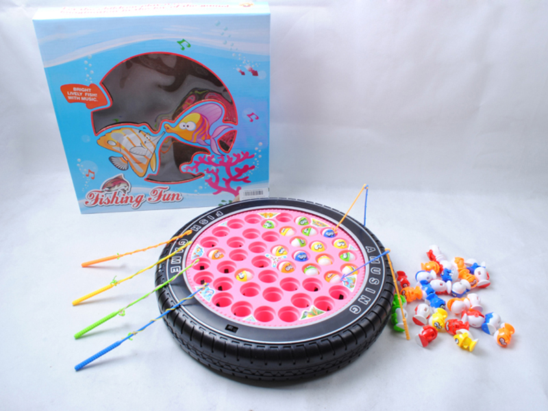 ELECTRIC FISHING GAME WITH MUSIC TOY